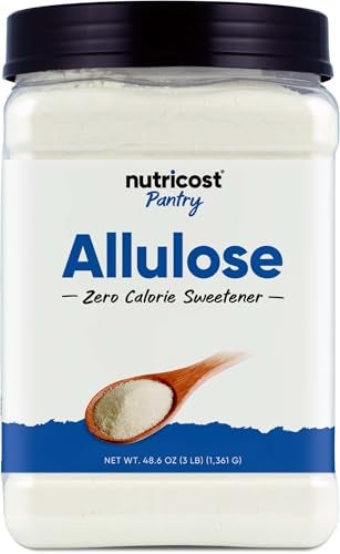 Nutricost Allulose Sweetener (3 LB) - 0 Calorie, Low Carb, KETO, Natural Sugar Alternative, Crystalline Powder - Image 1