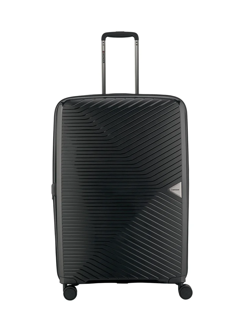 Wenger UltraLite Hardside Large Expandable 76cm Check-In Luggage Trolley  Black - 612378