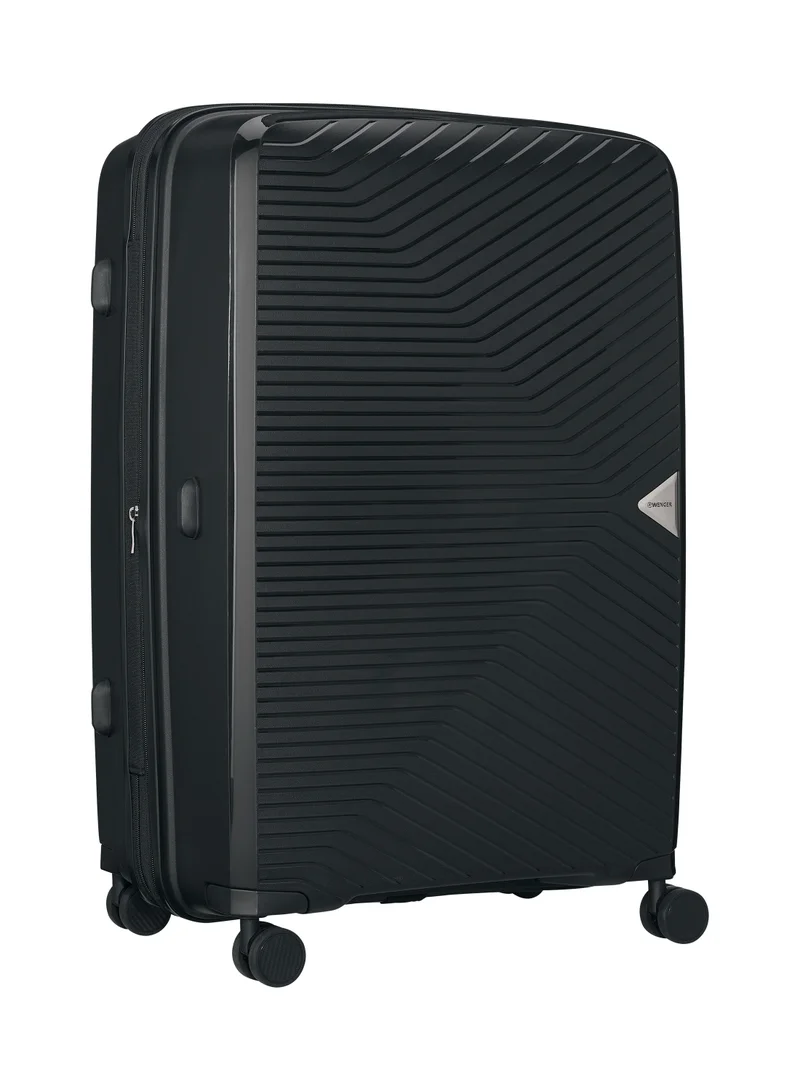Wenger UltraLite Hardside Large Expandable 76cm Check-In Luggage Trolley  Black - 612378