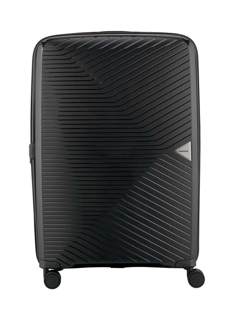 Wenger - UltraLite Hardside Large Expandable 76cm Check-In Luggage Trolley  Black - 612378 - Image 1