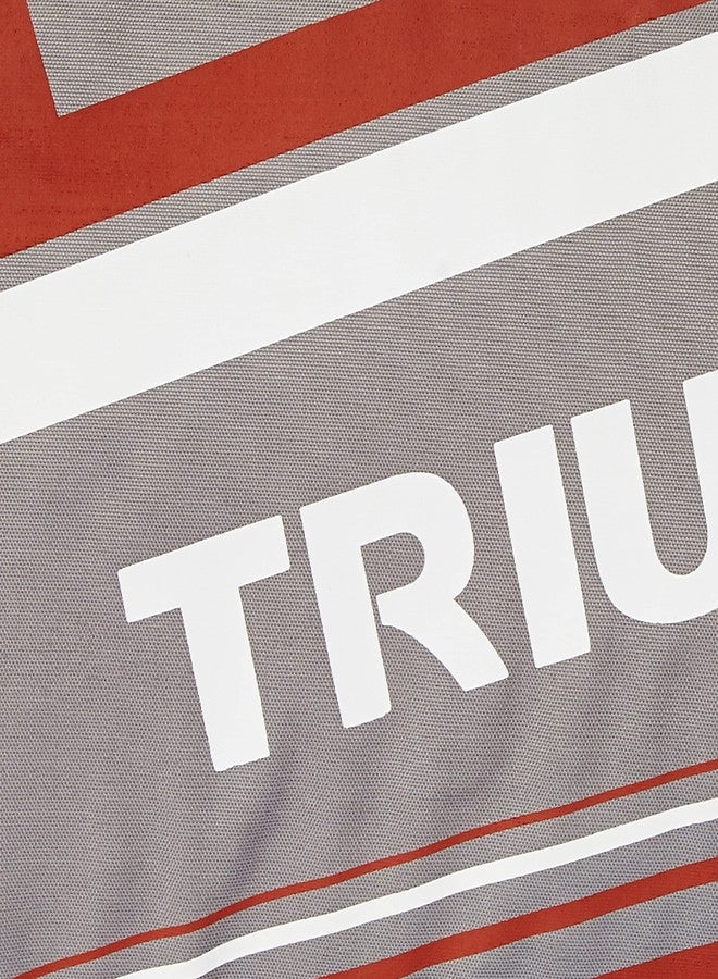 Triumph Velocity Graphite Hotmelt Light Weight Strung Badminton Racket with Cosmic-3R Single Compartment Badminton Bag Grey/Red - Image 4