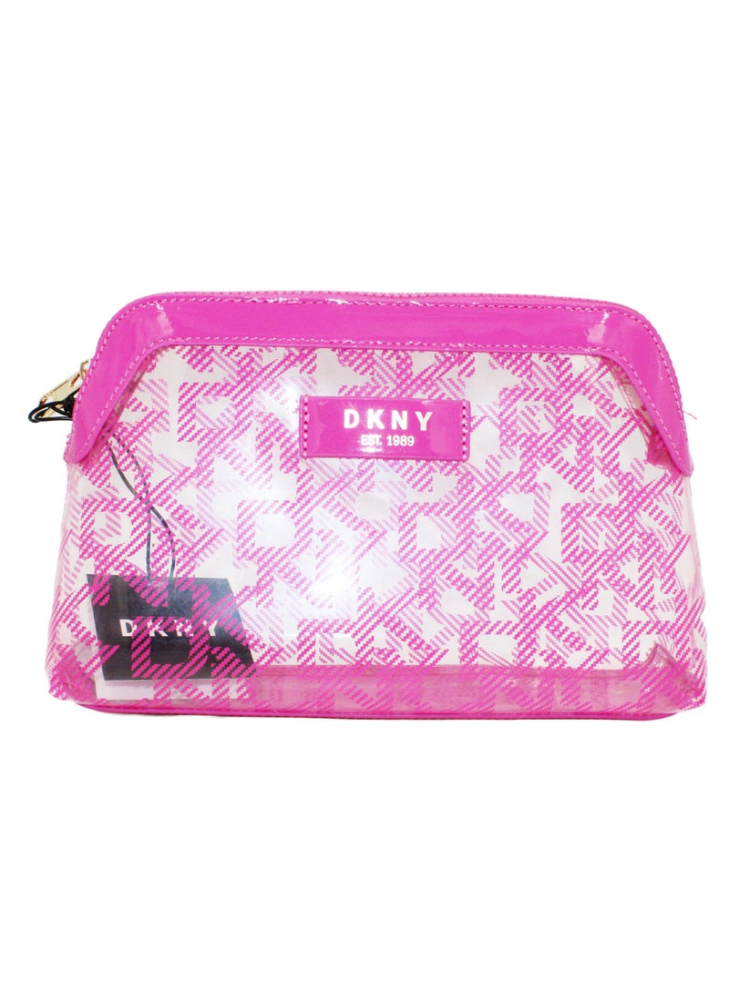 DKNY Lucid Dream Beauty Pouch Cosmetic Bag, Travel Make up Bag Small, Small Lightweight Cosmetic Bag Storage Bag, Small Makeup Bag, Travel Toiletry Bag - Image 1