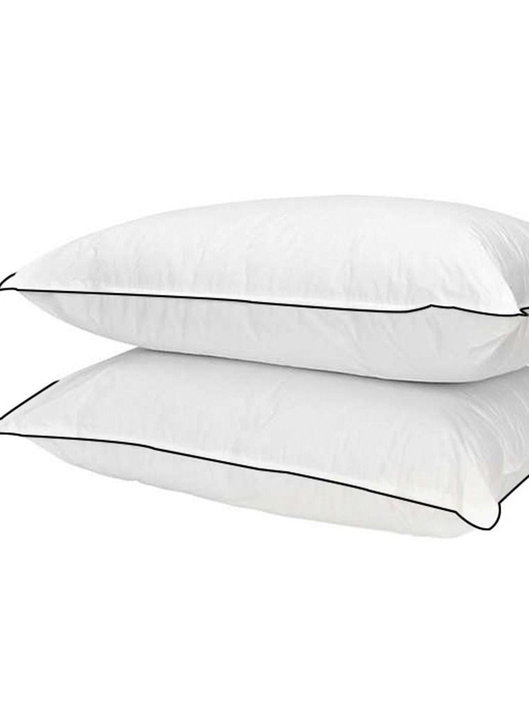 Comfy Set Of 2 Super Soft Black Cord Pillow - Image 2