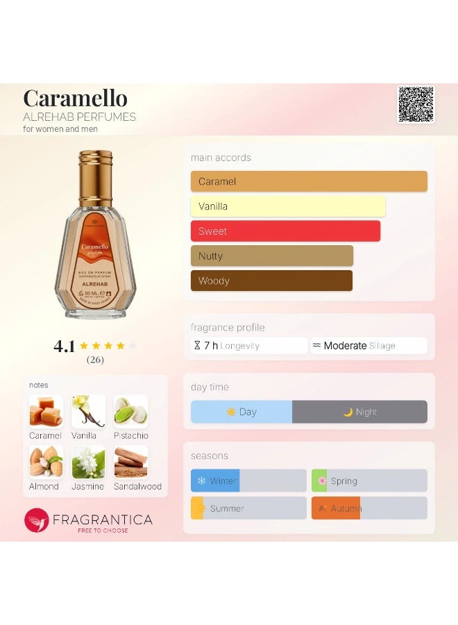 الرحاب عطر كاراميلو أو دو بارفان - 50 مل - Image 3