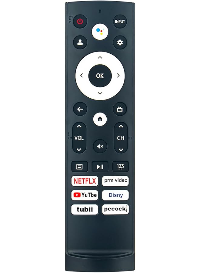 The Bros جهاز التحكم عن بعد ERF3V90H بديل الصوت مناسب لتلفزيون هايسنس الذكي أندرويد 75A53FUA 75A62GUA 75A65H 75A68H 65U7G 75U6H 55U8H 65A6H 55U7H 75U68H 75U75H 75U78H 55U65H 50A62GUA 43A53EUA 65U78H - Image 1