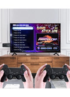 XIPH Wireless Retro Game Console Stick 64GB – Plug & Play HDMI Video Game Stick with 10,000+ Classic Games, 9 Emulators, Dual 2.4G Wireless Controllers, 4K HD Output for TV  - Image 2