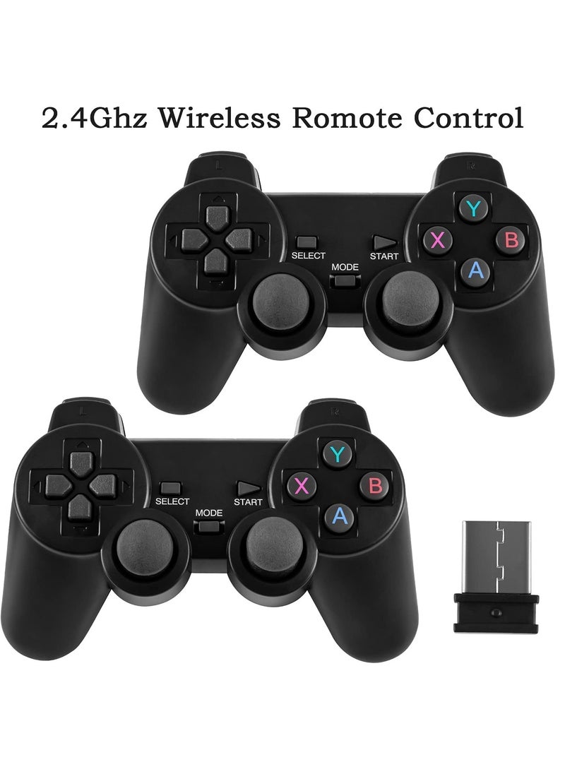 XIPH - Wireless Retro Game Console Stick 64GB – Plug & Play HDMI Video Game Stick with 10,000+ Classic Games, 9 Emulators, Dual 2.4G Wireless Controllers, 4K HD Output for TV - Image 1