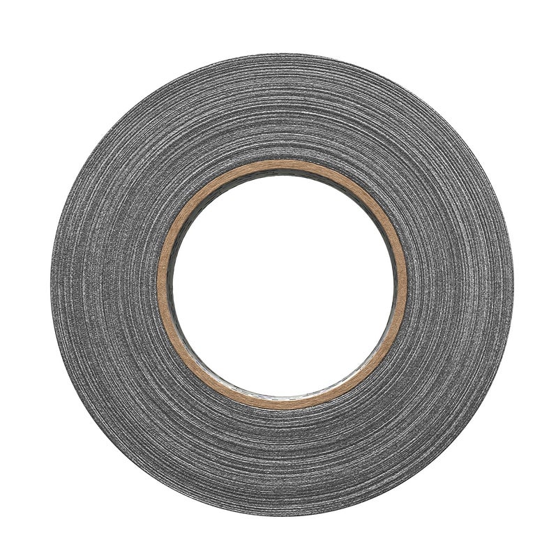 Pro Tapes شريط غافر برو تيبس - 2 بوصة × 55 ياردة، قماش أسود غير لامع مع لاصق مطاطي - Image 4