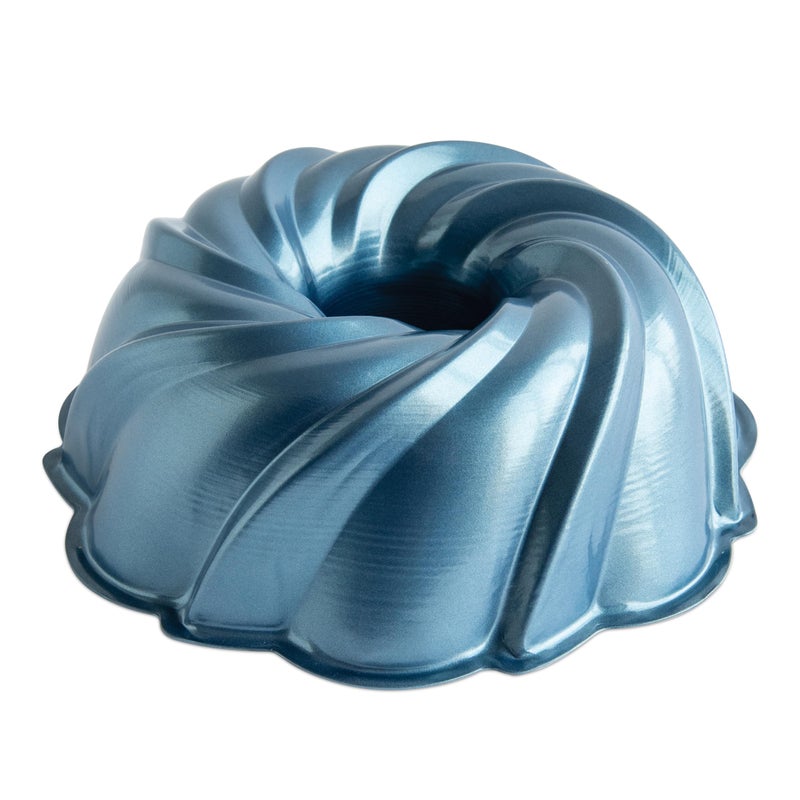 Nordic Ware Formed Swirl Bundt 10 Cup Twilight Blue