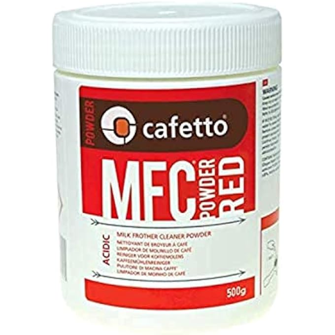 CAFETTO Milk Frother Cleaner Powder  Red  500 G - Image 1