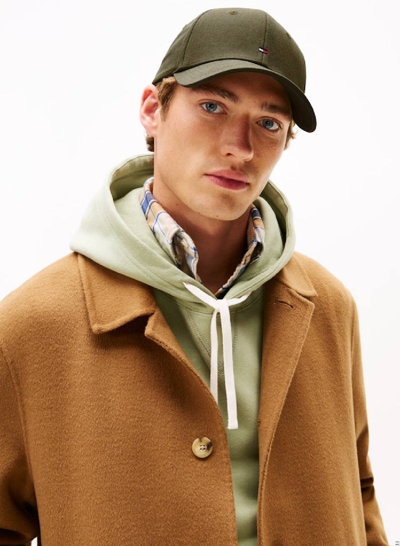 TOMMY HILFIGER Hilfiger Flag Logo Embroidery Baseball Cap - Image 4