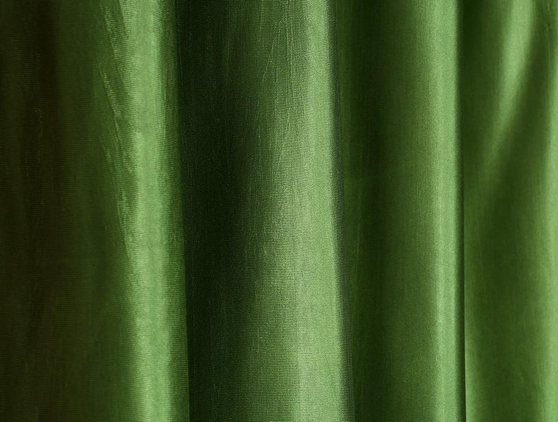 Yarnis Yarnis Polyester Solid Plain Eyelet Curtain for Home Living Room Bedroom Decor I Pack of 2 Dark Green 4 X 7 Feet - Image 4