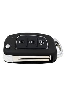 SYOSI Folding Smart Car Key, 3 Buttons Keyless Entry Remote Case, Replacement Remote Car Key key Shell Repair for Mistra Hyundai HB20 SANTA FE IX35 IX45 Key Cover Case  - Image 2