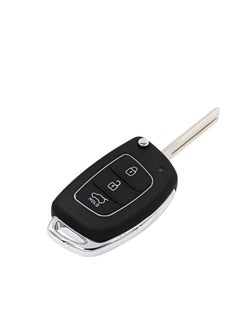 SYOSI Folding Smart Car Key, 3 Buttons Keyless Entry Remote Case, Replacement Remote Car Key key Shell Repair for Mistra Hyundai HB20 SANTA FE IX35 IX45 Key Cover Case  - Image 4
