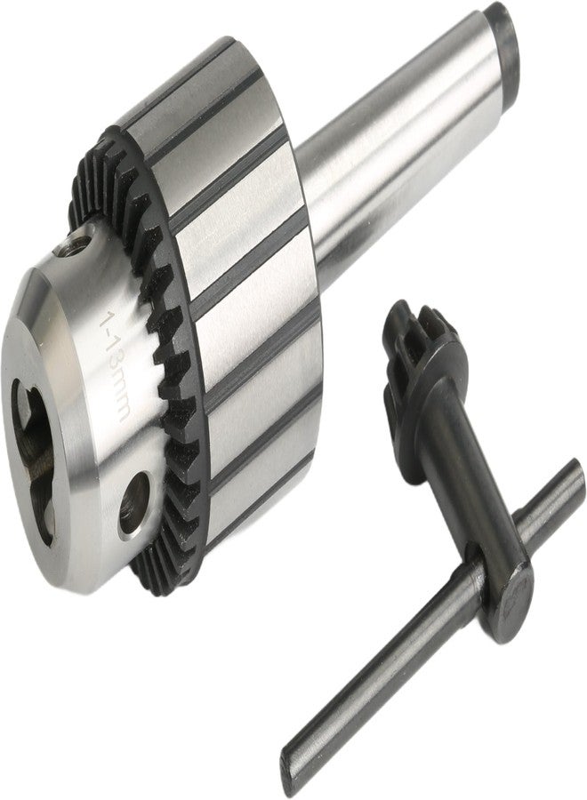 VINWOX 1/2" Key Type Drill Chuck with MT2 Arbor - Image 1