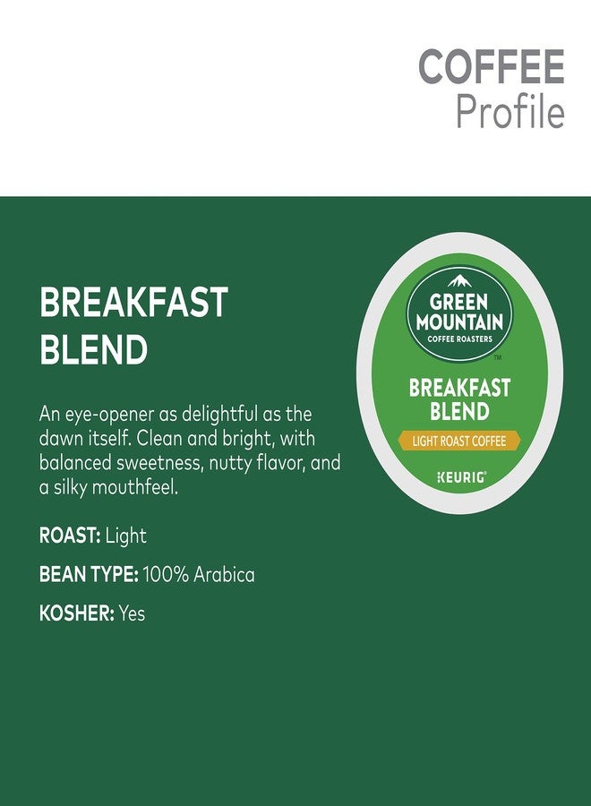 Green Mountain Coffee Roasters كبسولات قهوة جرين ماونتن كوفي كيوريج للاستخدام الفردي، مزيج الإفطار، قهوة محمصة خفيفة، 12 كبسولة - Image 4