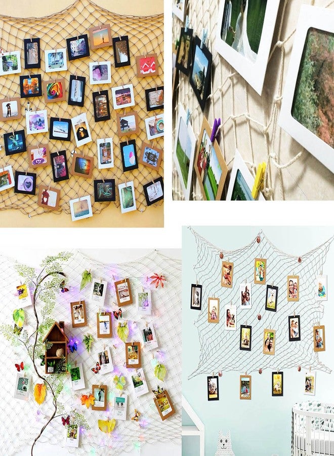 Perfect 4U 40-Pack Cardboard Picture Frames, 4"x6" Colorful Paper Photo Flim with Wooden Clips, DIY Wall Decor at Home School Office Set - Image 5
