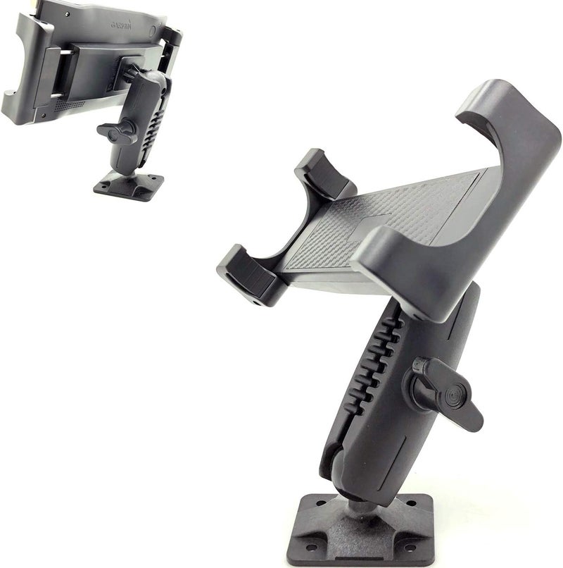 LycoGear Heavy Duty Smartphone Tablet GPS AMPS Drill Base Dash Mount for iPad Pro, Galaxy Tab & More - Image 1