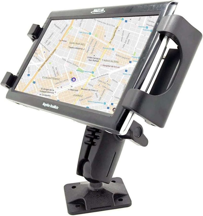 LycoGear Heavy Duty Smartphone Tablet GPS AMPS Drill Base Dash Mount for iPad Pro, Galaxy Tab & More - Image 5
