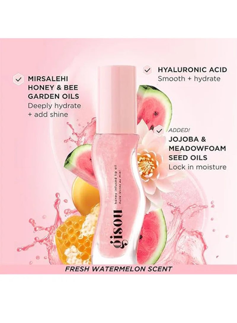 Gisou Honey, Sugar & Watermelon Lip Balm 8ml - Image 2