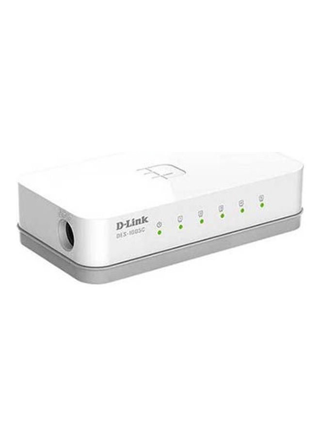 D-Link DES‑1005C 5-Port 10/100 Mbps Unmanaged Desktop Switch, 5 high-speed Fast Ethernet ports, Economical, Plug-and-play Networking Switch, Conserve Energy | DES-1005C - Image 2