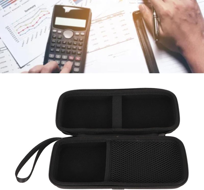 Hard Case for TI 84 Plus CE Graphing Calculator Black Hard EVA Nylon Anti Static Graphing Calculator Carrying Box Protective Storage for Students Professionals - Image 5