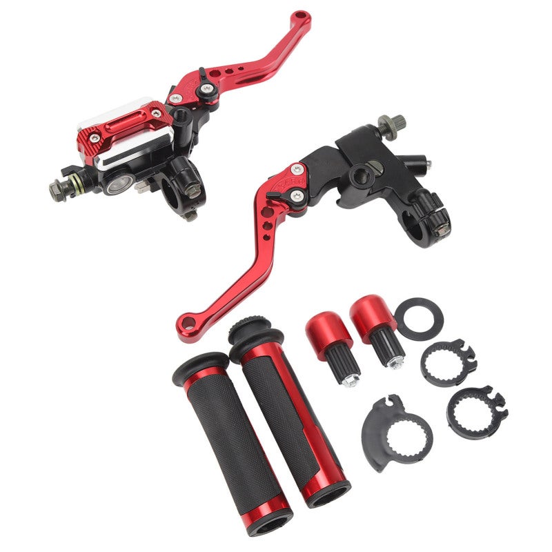 Motorcycle Brake Lever 22mm Handlebar Golden Adjustable Brake Lever - 6-Gear Distance Aluminium Scooter Brake Lever for Most Motorcycles - Image 5