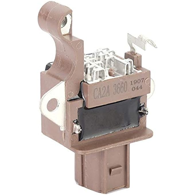 Brilluxa Alternator Voltage Regulator, Car Generator Regulator, Compatible with Honda Accord VIII 2.4i 2008-2015, Alternator Kit with Regulator Brush Holder IN6366, Electrical Charging System - Image 1