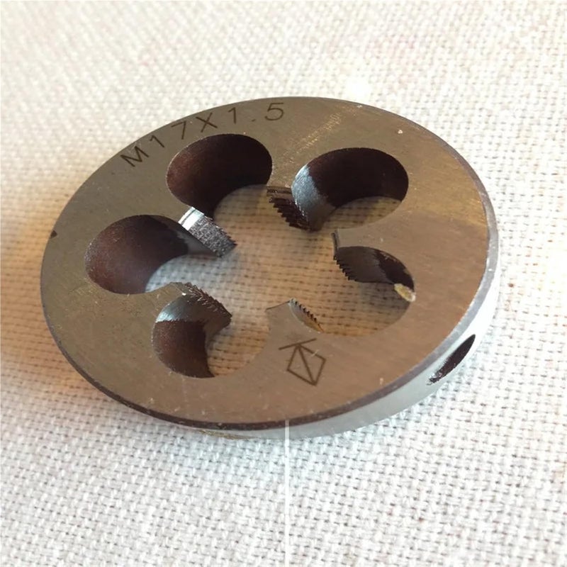 1pcs Manual Die M14-M19*0.75/1.0/1.25/1.5/1.75/2.0mm for Hand Threading Metal Workpieces with Wrench(M17x0.75) - Image 2