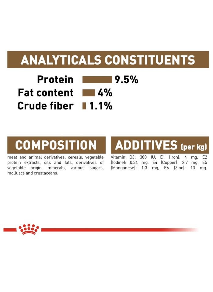 ROYAL CANIN تغذية صحة القطط المسنّة 12+ صلصة (طعام رطب - أكياس) 12 × 85 جرام - Image 3