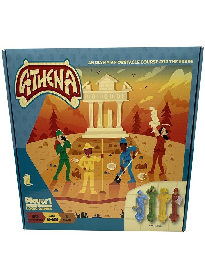 Project Genius Player 1- Athena - Single Player Logic Game, 50 Challenges & Puzzles, Difficulty Levels Range from Easy to Difficult, Project Genius, Ages 8+ - Image 1
