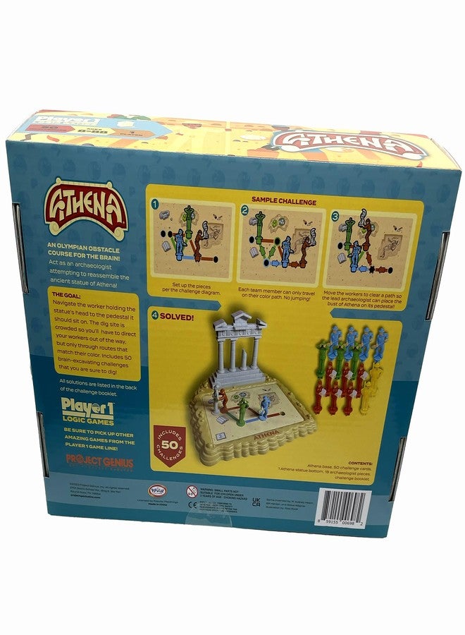 Project Genius Player 1- Athena - Single Player Logic Game, 50 Challenges & Puzzles, Difficulty Levels Range from Easy to Difficult, Project Genius, Ages 8+ - Image 3