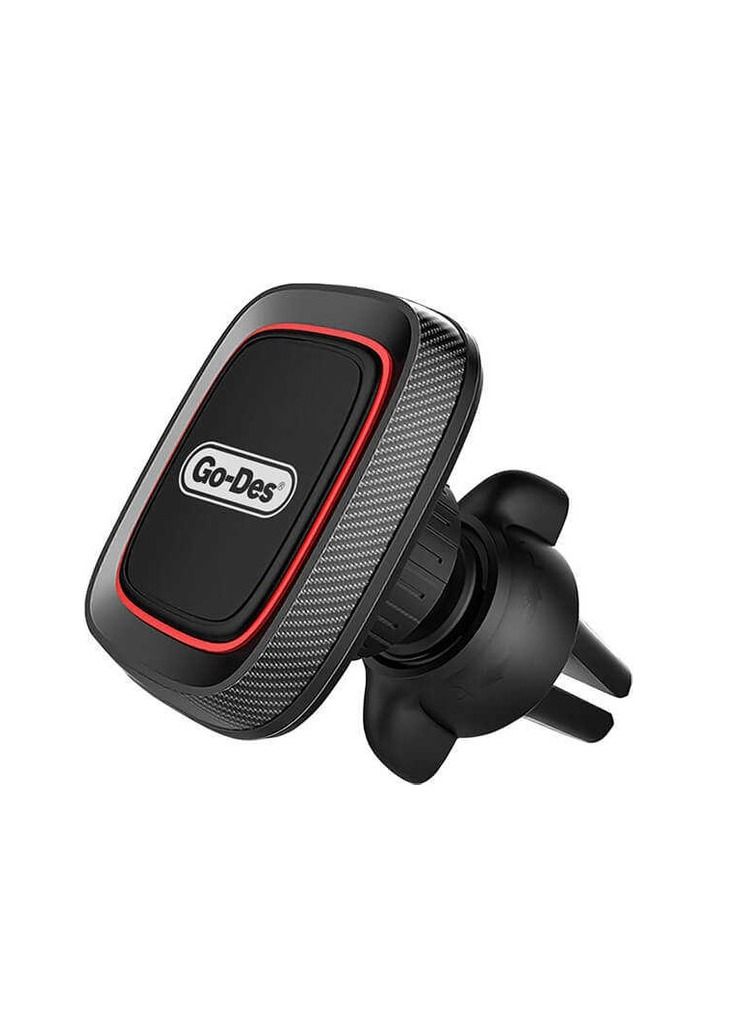 Go-Des Mount Holder Magnetic GD-HD611 Car Air Vent 360-Degree Rotation Phone Holder Black - Image 1