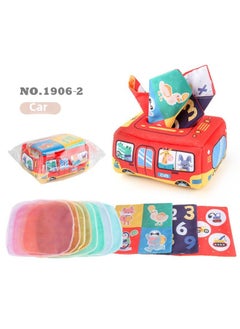 Generic Baby Cloth Book Animals Food-Color:NO.1906-2 Car Model 78.6g  - Image 1