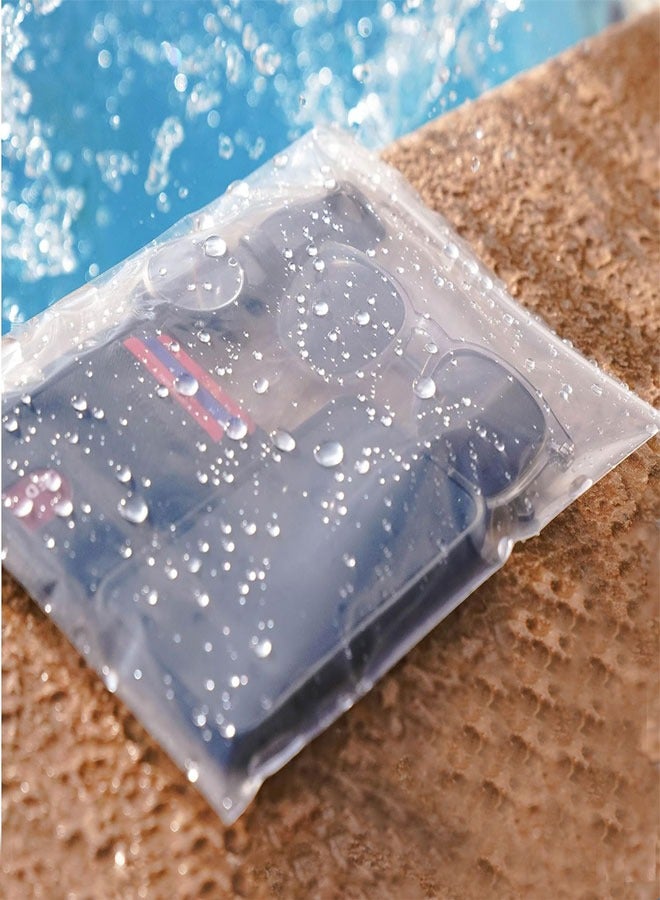 HAWAWA Clear Plastic Reclosable Zip Bags 28x38.5cm (100 count), Poly Baggies with Resealable Zip Top Lock for Small Business Storage, Packaging & Shipping - Image 5