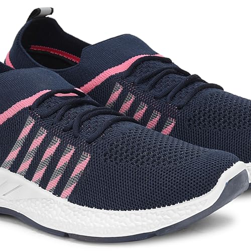 Aqualite Women LSS-302 Shoes, N.Blue/Pink, 4 UK/India - Image 2