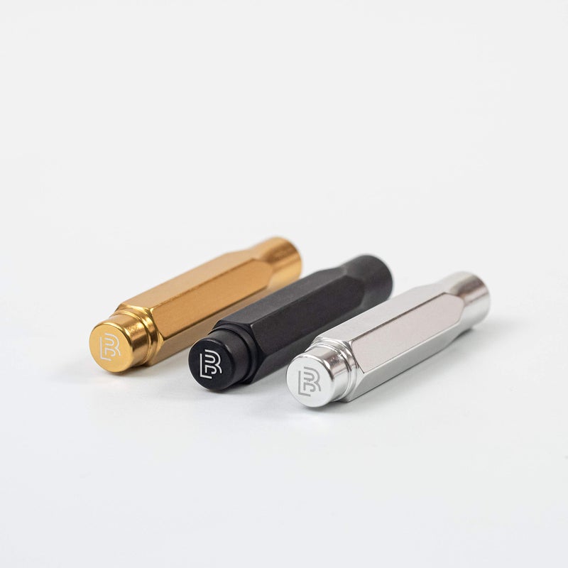 Blackwing Point Guards - Set of 3, Protects Pencil Points, Mixed Color Pack (Gold, Silver, and Black), Lightweight Machined Aluminum - Image 2