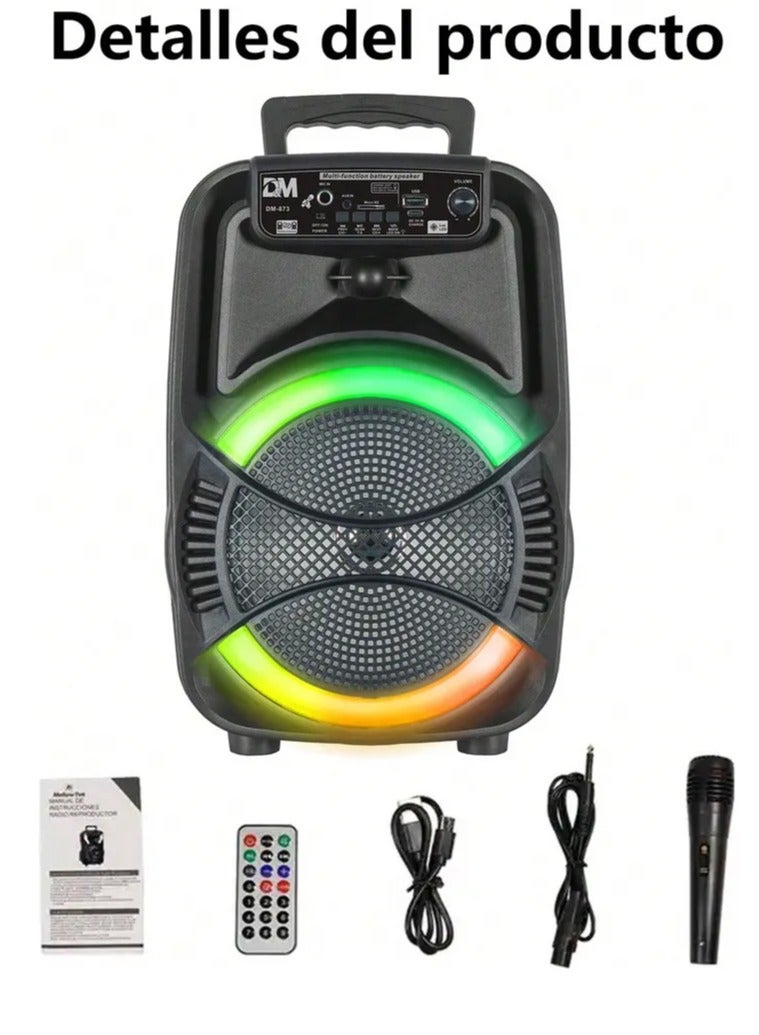 DLC Portable Speaker with LED Lights and Bluetooth  - Image 2