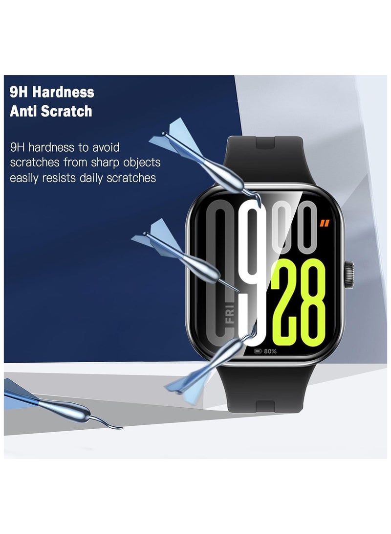 HablTech 3 Pcs Screen Protectors for RedMi Watch 5 Ultra-HD Full Coverage Screen Protector Film  - Image 4