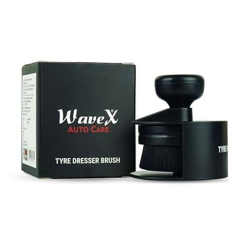Wavex Tyre Dresser Brush – Premium Applicator for Tyre Shining & Dressing | Ergonomic Handle for Easy Grip | Durable Bristles for Even Application | Car & Bike Detailing Accessory - Image 1