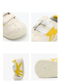 TS Spring And Autumn Children's Microfiber Velcro Canvas Shoes Color Blocked Lightweight Baby Shoes  - Image 5