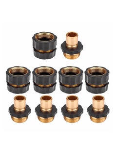 Y&D Garden Hose Quick Connect, 3/4 Inch Disconnect Water Fittings Connector Fitting Male and Female Release Attachment (5 Set 10PCS)  - Image 1