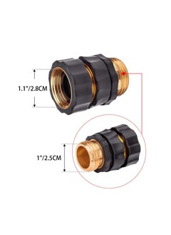 Y&D Garden Hose Quick Connect, 3/4 Inch Disconnect Water Fittings Connector Fitting Male and Female Release Attachment (5 Set 10PCS)  - Image 2