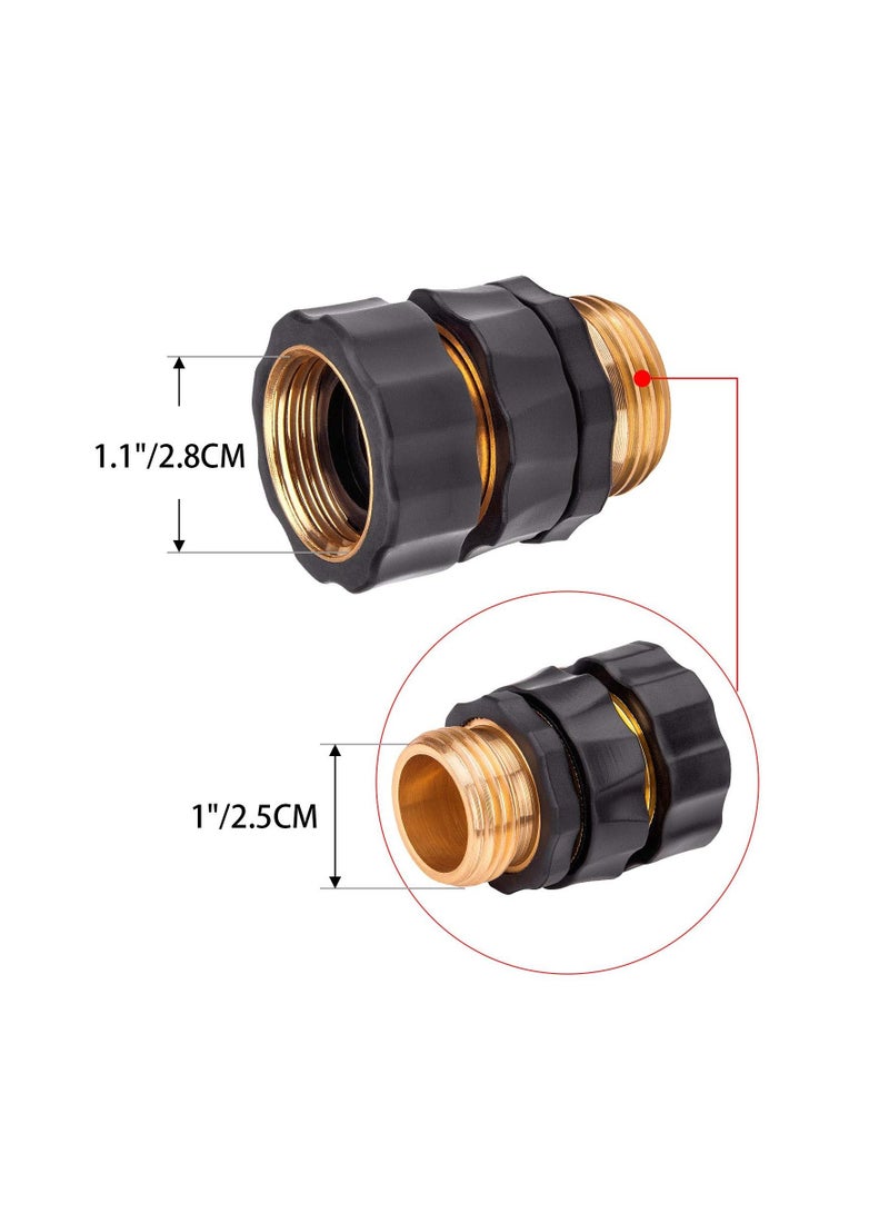 Y&D Garden Hose Quick Connect, 3/4 Inch Disconnect Water Fittings Connector Fitting Male and Female Release Attachment (5 Set 10PCS)  - Image 2