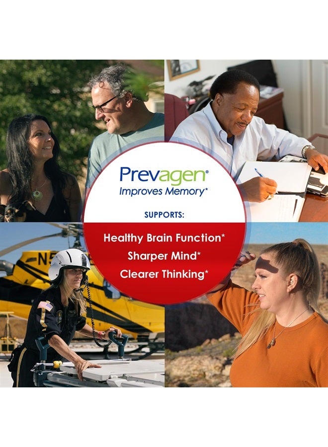 Prevagen يحسن الذاكرة - قوة إضافية 20 ملغ، 60 كبسولة مع أبوأكوورين وفيتامين د مع علبة تخزين جذابة وقابلة للتكديس، مكمل للدماغ لصحة دماغ أفضل - عبوة من 3 - Image 2