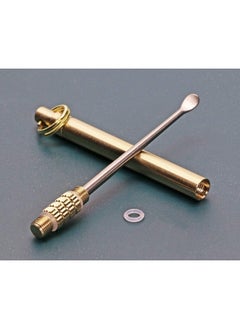 ONLYKXY Ear Wax Removal Tool, Folding Type Titanium Alloy Ear-Pick Cleaner Portable Ear Wax Removal Tools Ear Spoon Attached A Key Ring  - Image 3