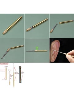 ONLYKXY Ear Wax Removal Tool, Folding Type Titanium Alloy Ear-Pick Cleaner Portable Ear Wax Removal Tools Ear Spoon Attached A Key Ring  - Image 5