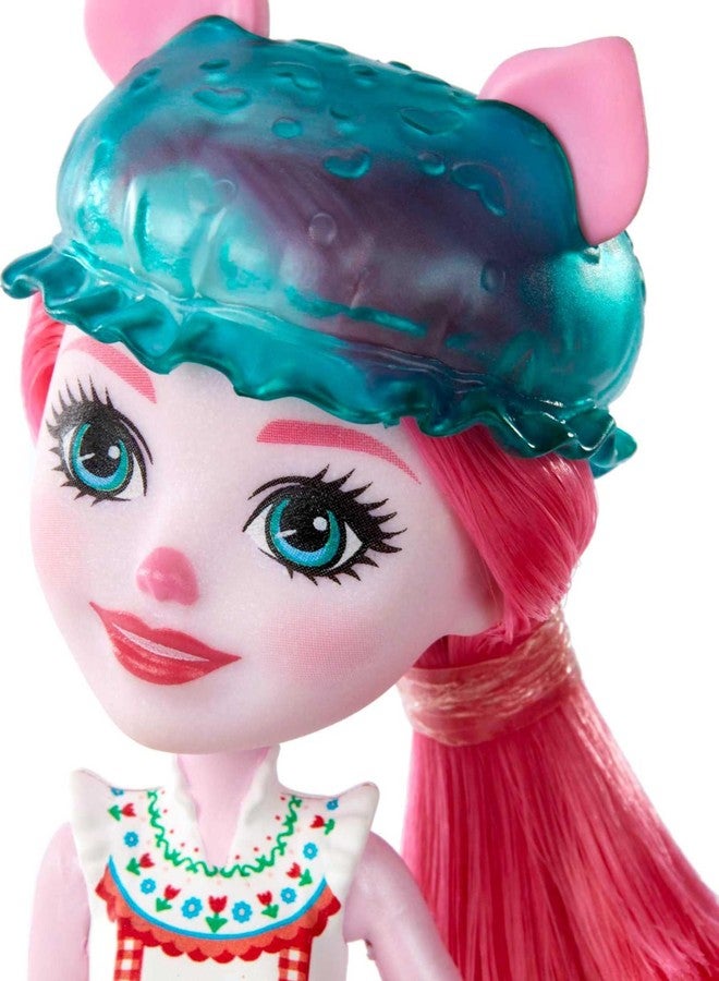 Enchantimals Bathtime Splash Playset with Petya Pig Small Doll (6-inch), 2 Pig Figures & 11+ Accessories Including Tub, Color-Change Transformation - Image 4