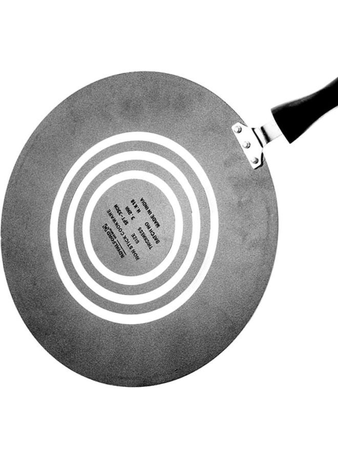 Royalford Durable Aluminium Material Heat Resistant Handle Non-Stick Tawa RF5331 Black 32cm - Image 4