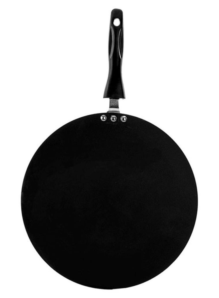 Royalford Durable Aluminium Material Heat Resistant Handle Non-Stick Tawa RF5331 Black 32cm - Image 1
